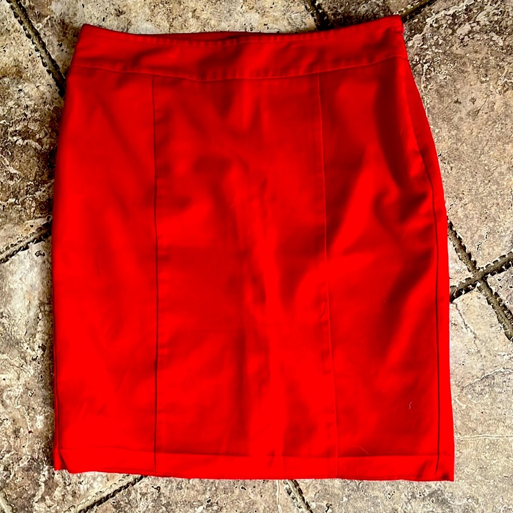 Cherry red skirt size 12